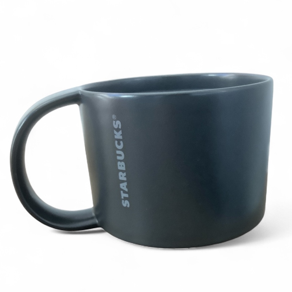 Starbucks Graphite Grey Ceramic Mug with White Starbucks logo